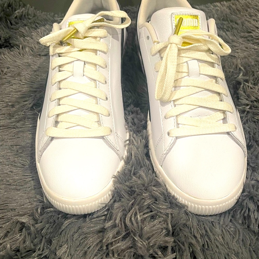 Puma White Athletic Shoes